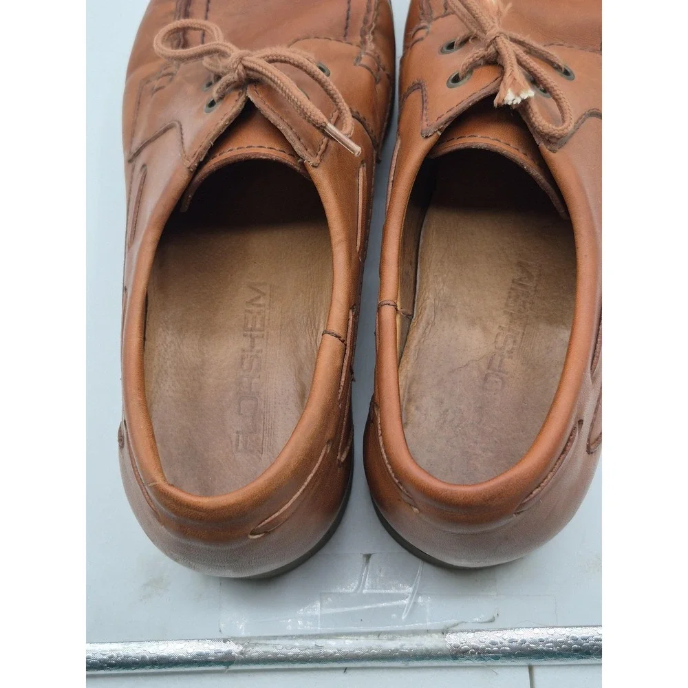 Florsheim Shoes Mens Size‎ 10.5 Brown Leather Boat Moc Toe Comfort Casual 70724